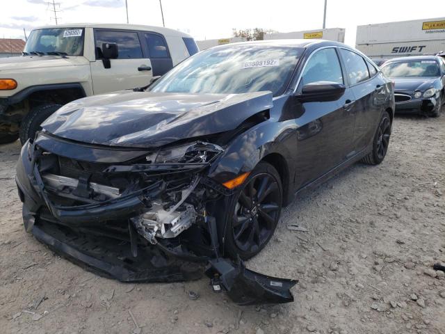 2HGFC2F80KH540121 - 2019 HONDA CIVIC SPOR 黑色 照片 2