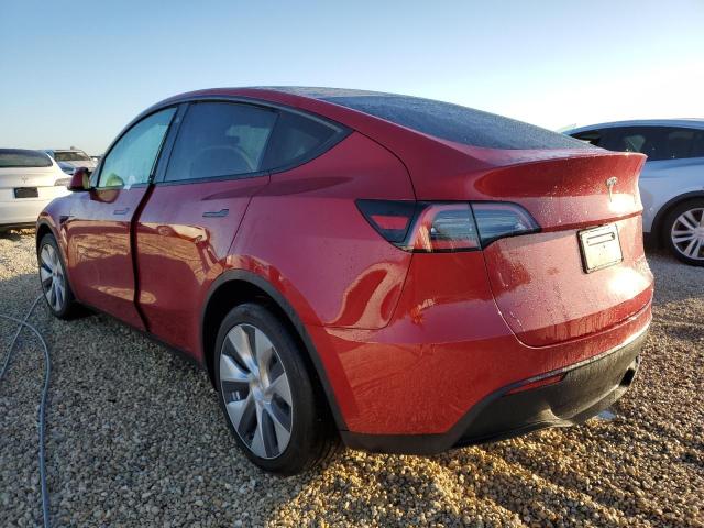 5YJYGDEE4MF088763 - 2021 TESLA MODEL Y Красный фото 3
