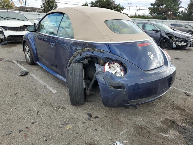 3VWRF31Y26M309953 - 2006 VOLKSWAGEN NEW BEETLE 蓝色 照片 3