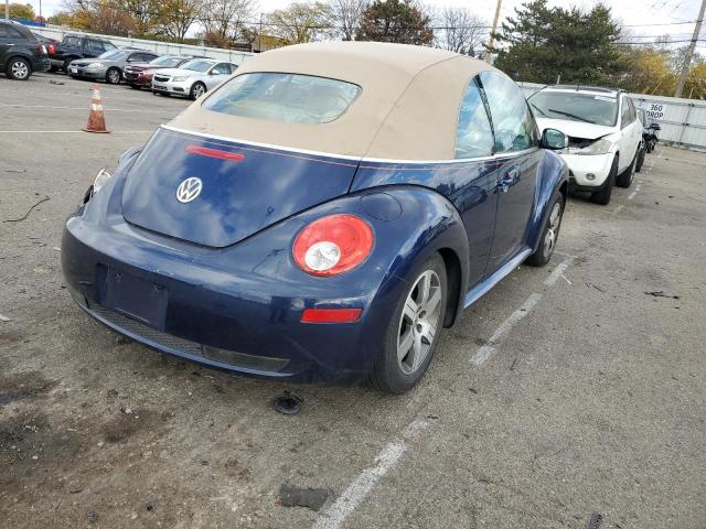 3VWRF31Y26M309953 - 2006 VOLKSWAGEN NEW BEETLE 蓝色 照片 4