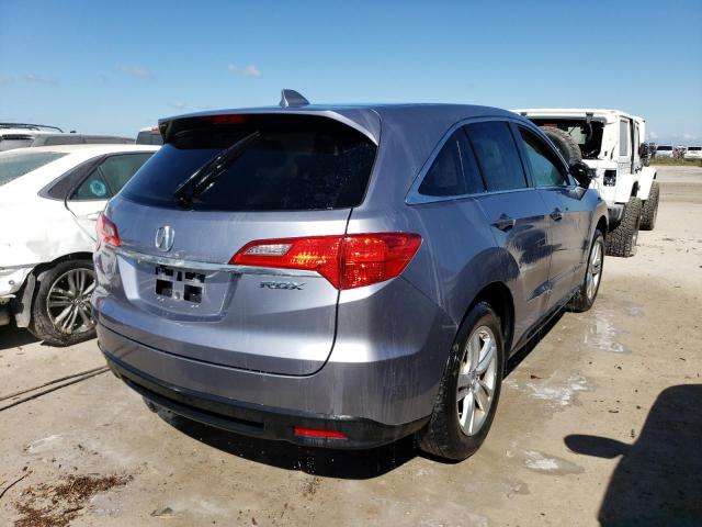 5J8TB3H39EL011254 - 2014 ACURA RDX GRAY photo 4