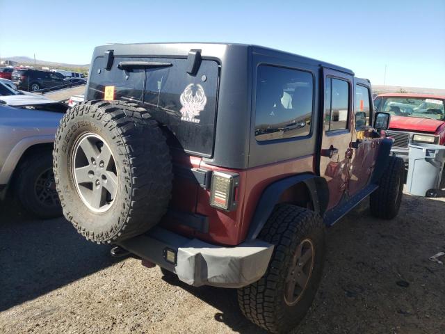 1J4GA59177L177149 - 2007 JEEP WRANGLER S 红色 照片 4