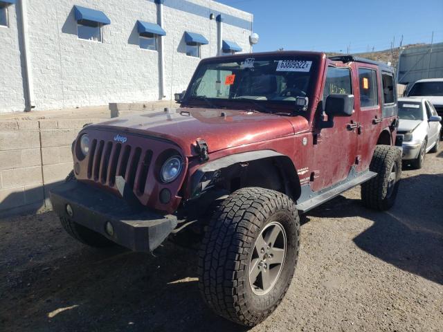 1J4GA59177L177149 - 2007 JEEP WRANGLER S RED photo 9