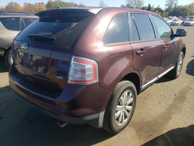 2FMDK3JC3ABB79233 - 2010 FORD EDGE SEL MAROON photo 4