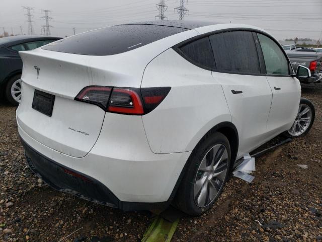 5YJYGAEE9MF116314 - 2021 TESLA MODEL Y أبيض صورة 4