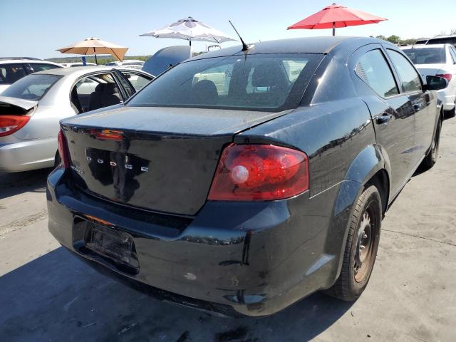 1C3CDZAB7DN677551 - 2013 DODGE AVENGER SE BLACK photo 4