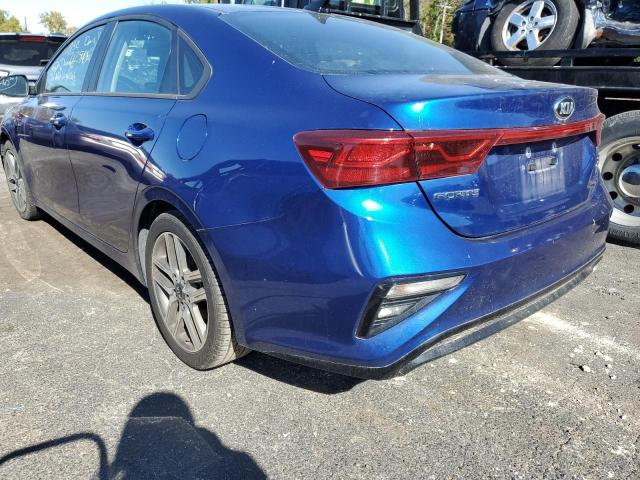 3KPF34AD1KE049793 - 2019 KIA FORTE GT L BLUE photo 3