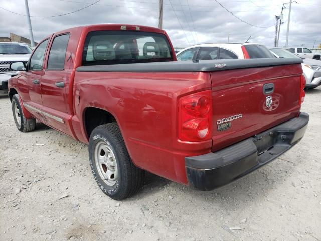 1D7HE28K86S571874 - 2006 DODGE DAKOTA QUA RED photo 3