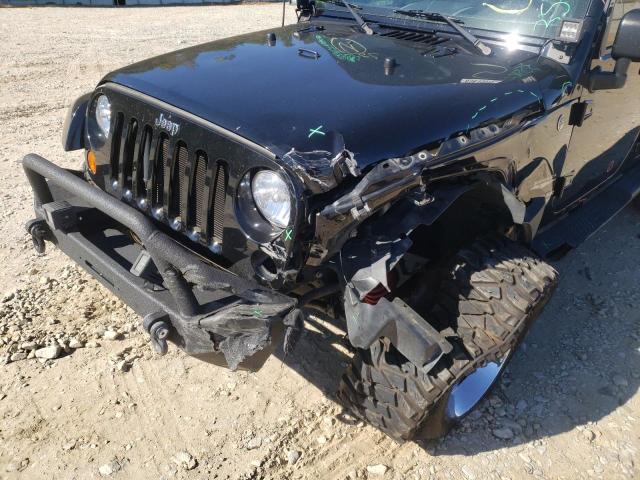 1J4GA59117L147774 - 2007 JEEP WRANGLER S 黑色 照片 9