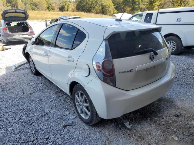 JTDKDTB31C1025039 - 2012 TOYOTA PRIUS C WHITE photo 3