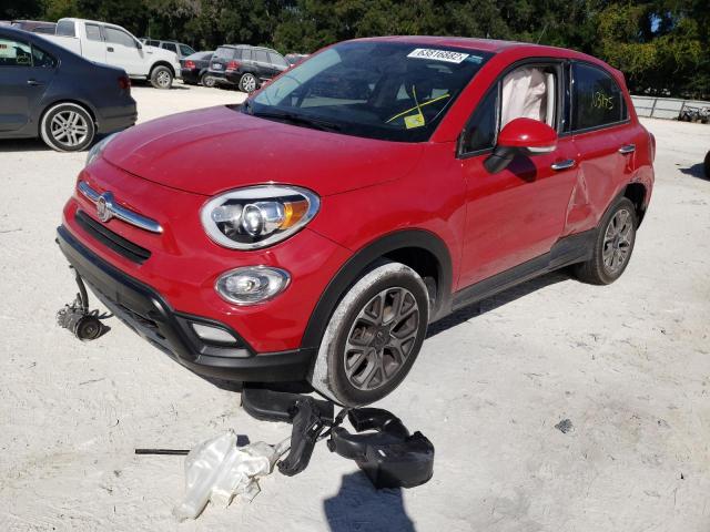 ZFBCFYCT6GP428322 - 2016 FIAT 500X TREKK RED photo 2