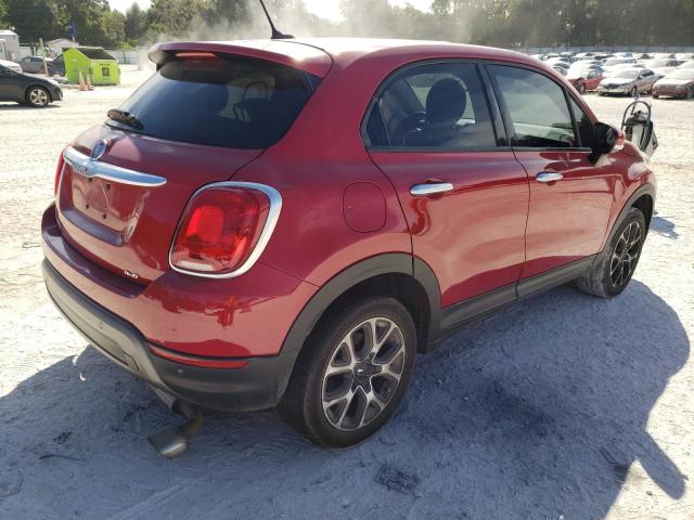 ZFBCFYCT6GP428322 - 2016 FIAT 500X TREKK RED photo 4