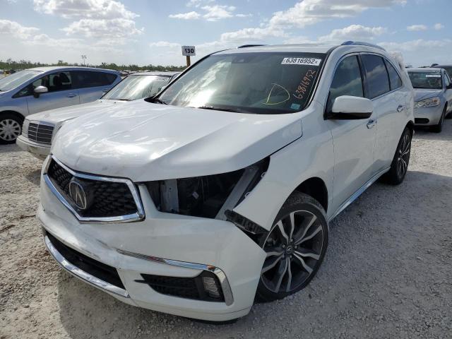 5J8YD3H89LL006077 - 2020 ACURA MDX ADVANC WHITE photo 2