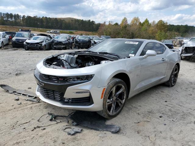 1G1FF1R72J0126613 - 2018 CHEVROLET CAMARO SS SILVER photo 2