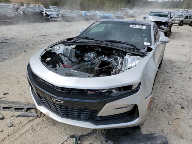1G1FF1R72J0126613 - 2018 CHEVROLET CAMARO SS SILVER photo 9