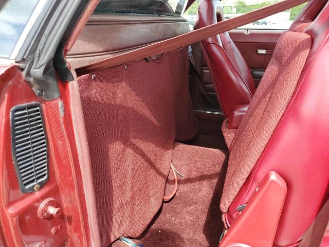 1GCCW8092DR291515 - 1983 CHEVROLET EL CAMINO MAROON photo 6