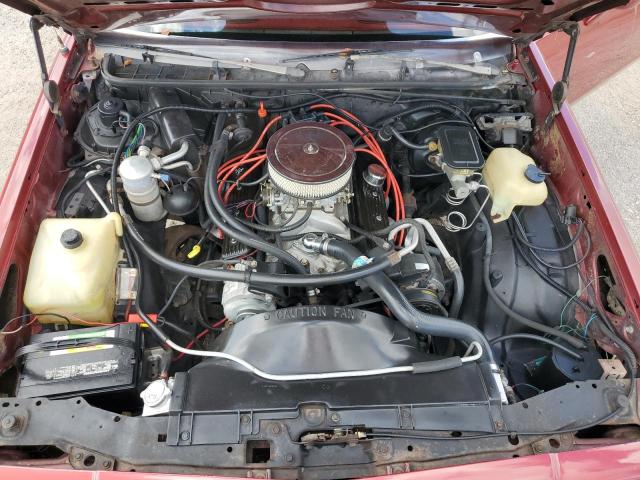 1GCCW8092DR291515 - 1983 CHEVROLET EL CAMINO MAROON photo 7