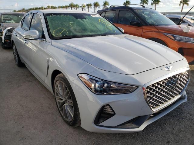 KMTG64LA3MU067152 - 2021 GENESIS G70 GRAY photo 1