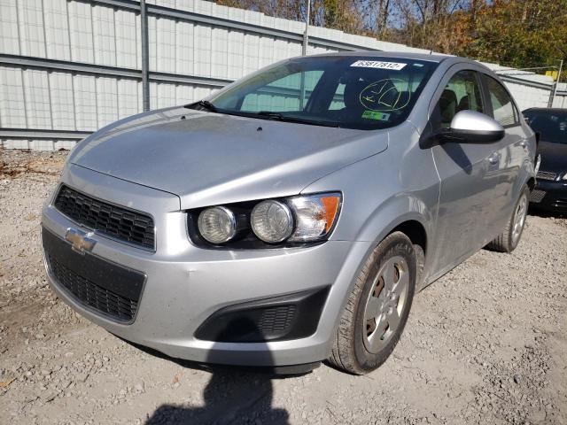 1G1JA5SHXE4237444 - 2014 CHEVROLET SONIC LS SILVER photo 2