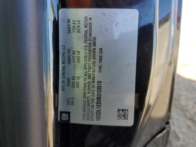 1G6DL1ED0B0123510 - 2011 CADILLAC CTS PERFOR Siyah fotoğraf 10