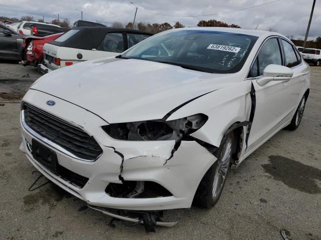 3FA6P0K91FR113827 - 2015 FORD FUSION TIT WHITE photo 2