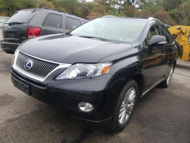 JTJBC1BA0A2412188 - 2010 LEXUS RX 450 BLACK photo 2