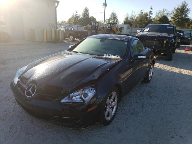 WDBWK54F66F077931 - 2006 MERCEDES-BENZ SLK 280 BLUE photo 2