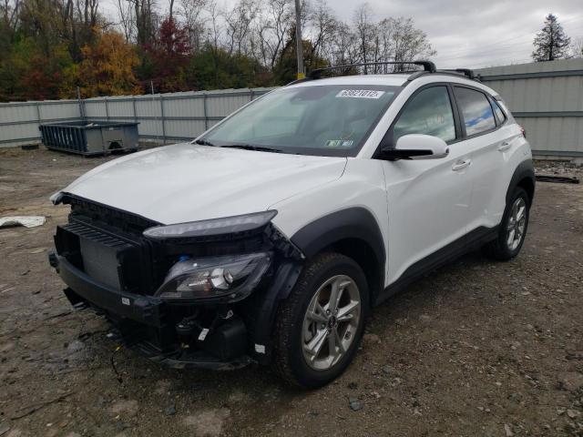 KM8K6CAB2NU762475 - 2022 HYUNDAI KONA SEL WHITE photo 2