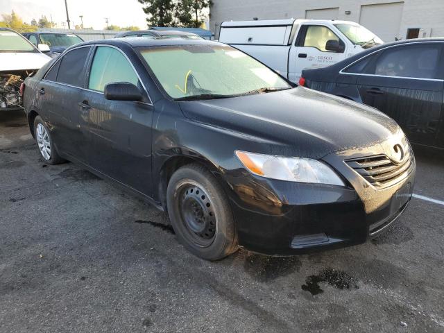 4T1BE46K37U115216 - 2007 TOYOTA CAMRY CE BLACK photo 1