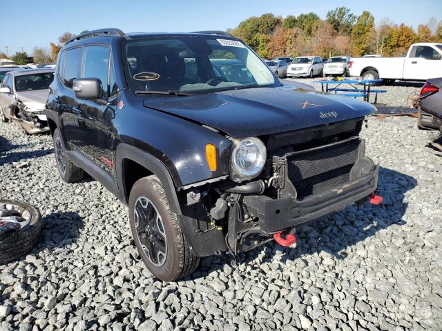 ZACCJBCT8GPE15406 - 2016 JEEP RENEGADE T BLACK photo 1