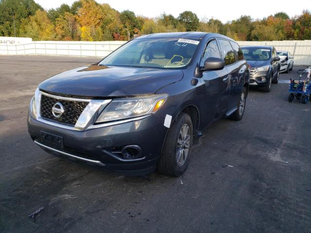 5N1AR2MM1DC653861 - 2013 NISSAN PATHFINDER GRAY photo 2