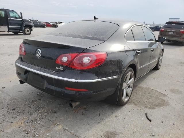 WVWGU7AN6AE539068 - 2010 VOLKSWAGEN CC VR6 4MO BLACK photo 4