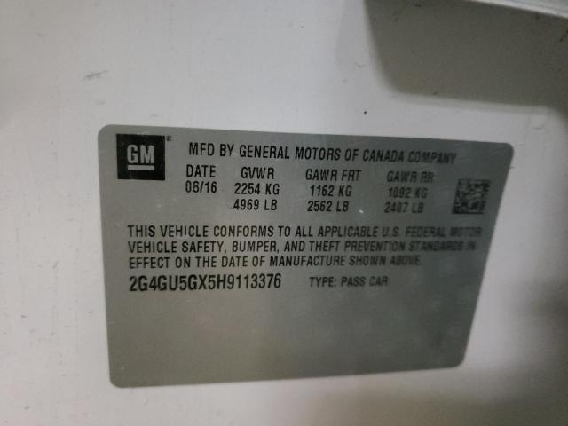 2G4GU5GX5H9113376 - 2017 BUICK REGAL GS Ақ фото 10