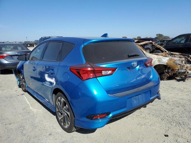 JTNKARJE4JJ567422 - 2018 TOYOTA COROLLA IM BLUE photo 3