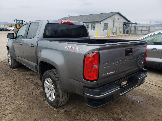 1GCGTCEN6M1266750 - 2021 CHEVROLET COLORADO L CHARCOAL photo 3