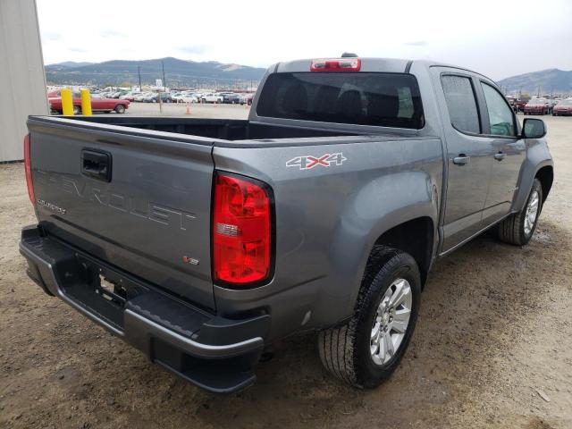 1GCGTCEN6M1266750 - 2021 CHEVROLET COLORADO L CHARCOAL photo 4