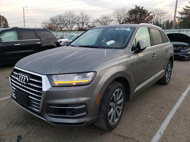 WA1VAAF73JD024911 - 2018 AUDI Q7 PRESTIG GRAY photo 2