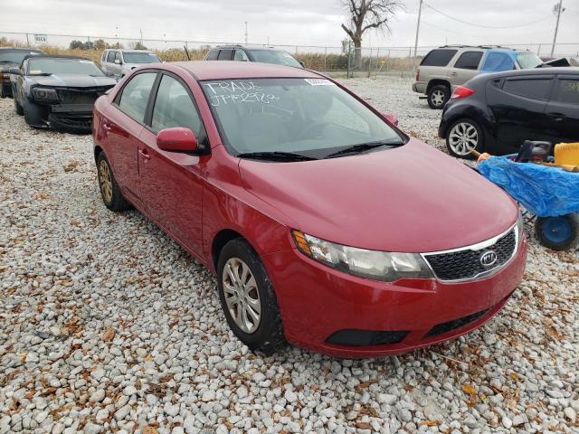 KNAFU4A28D5723669 - 2013 KIA FORTE EX RED photo 1