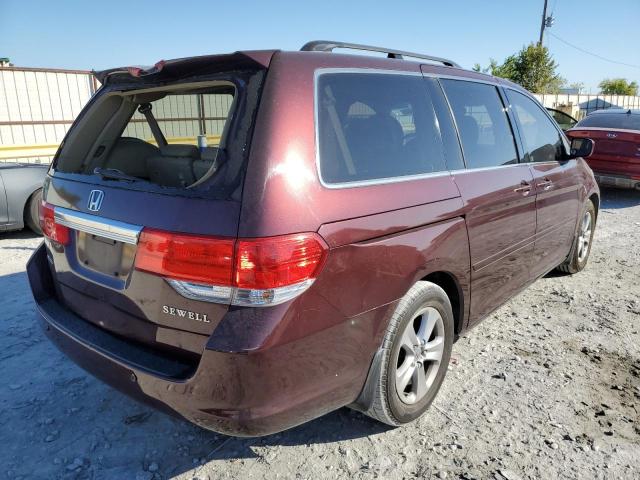 5FNRL38939B028960 - 2009 HONDA ODYSSEY TO BURGUNDY photo 4