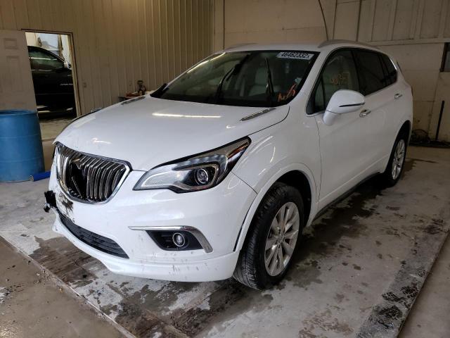 LRBFXDSA9HD070506 - 2017 BUICK ENVISION E WHITE photo 2