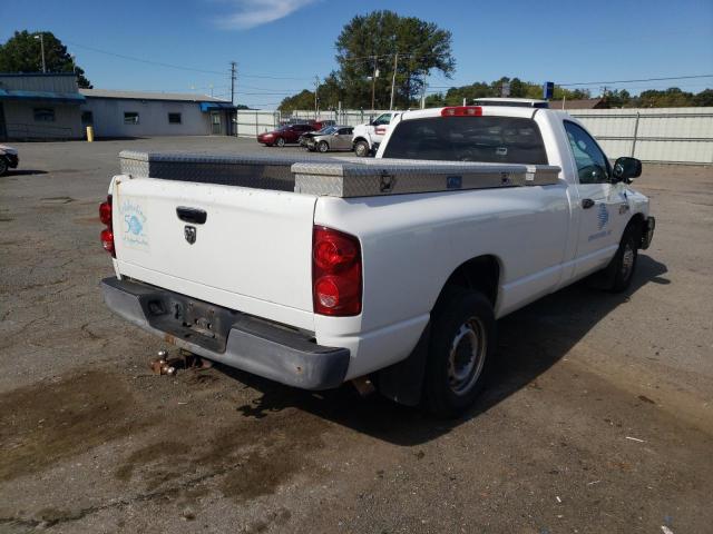 3D7KR26D18G239784 - 2008 DODGE RAM 2500 S WHITE photo 4