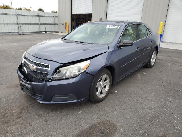 1G11B5SA6DF216559 - 2013 CHEVROLET MALIBU LS BLUE photo 2