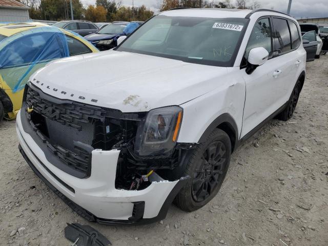 5XYP5DHC5NG303752 - 2022 KIA TELLURIDE WHITE photo 2