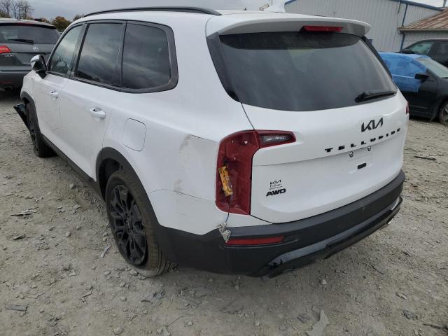 5XYP5DHC5NG303752 - 2022 KIA TELLURIDE WHITE photo 3