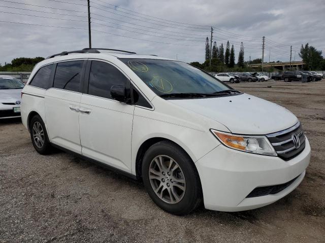 5FNRL5H63DB039807 - 2013 HONDA ODYSSEY EX WHITE photo 1