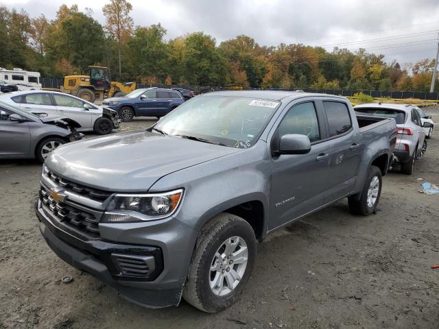 1GCGTCEN9M1137417 - 2021 CHEVROLET COLORADO L GRAY photo 2
