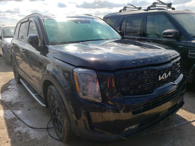 5XYP5DHC7NG255543 - 2022 KIA TELLURIDE BLACK photo 1