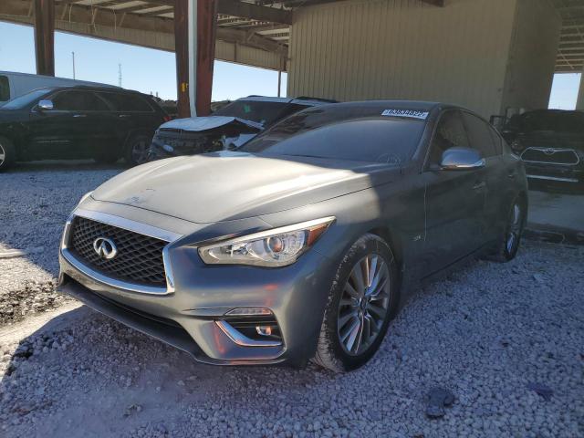 JN1EV7AP1JM366316 - 2018 INFINITI Q50 LUXE GRAY photo 2