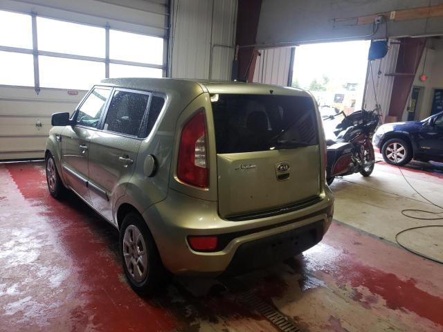 KNDJT2A5XC7455046 - 2012 KIA SOUL GREEN photo 3