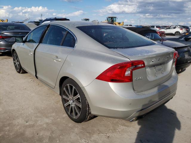 LYV402HK9HB126536 - 2017 VOLVO S60 PREMIE SILVER photo 3